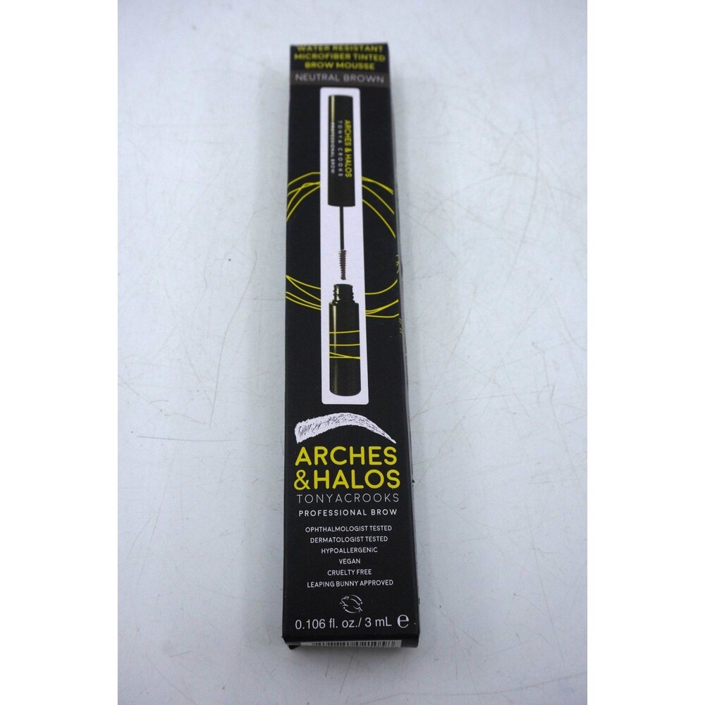 Arches and Halos Microfiber Tinted Brow Mousse Richly Pigmented Shaper Brown